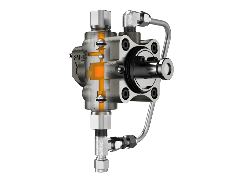 MCI Chemical Injection Pump Fluid Head FMT-cutaway-r1